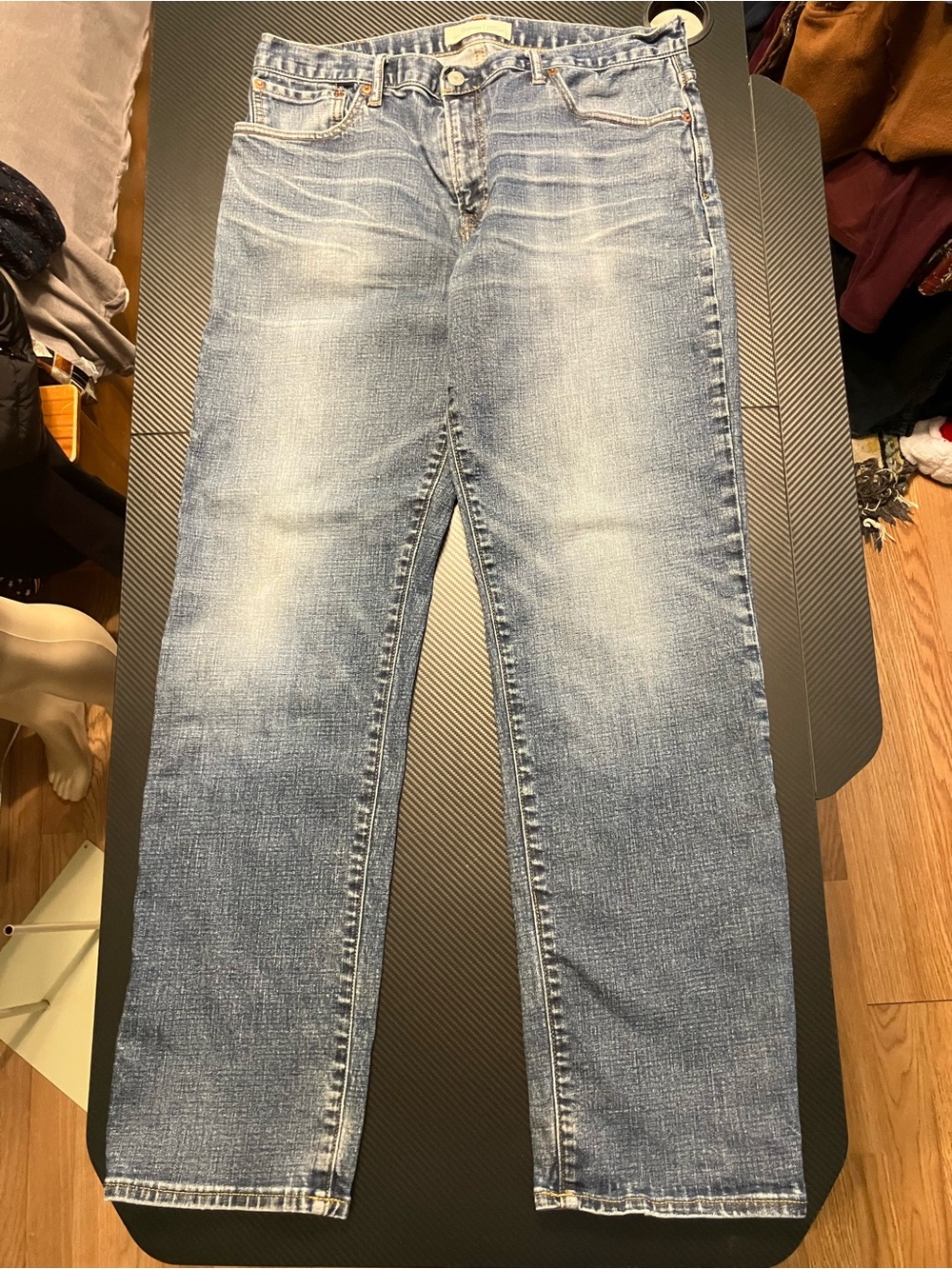 GAP Men's Light Blue Straight Jeans